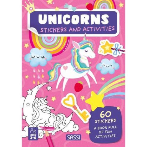 Carte de activitati cu abtibilduri - unicorni magici - imagine 7